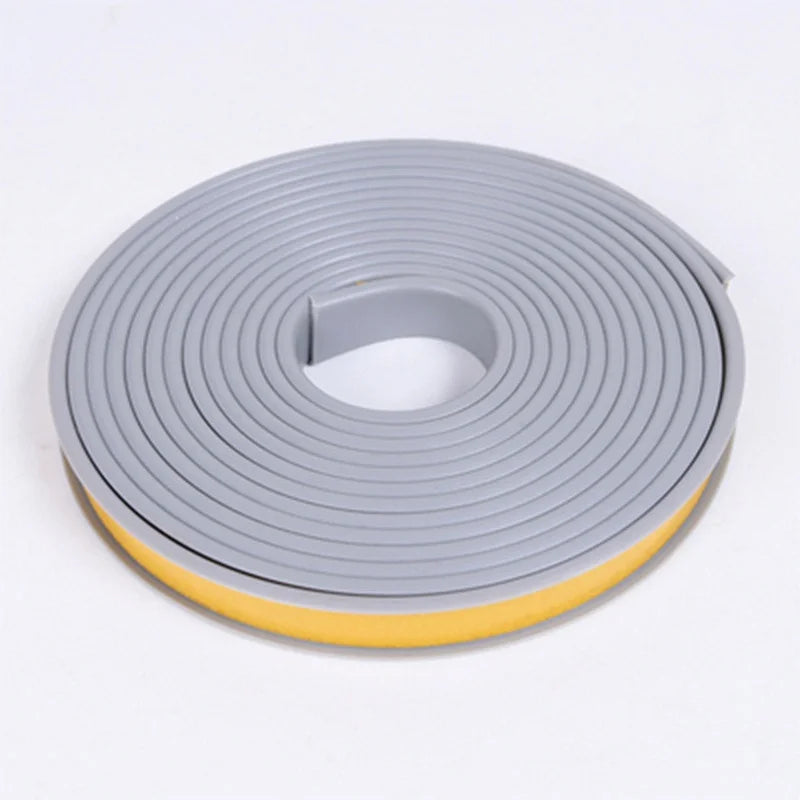 1M Self-Adhesive Edge Banding Strip Furniture Wood Board Cabinet Table Chair Protector Cover U-Shaped Silicone Rubber Seal Strip