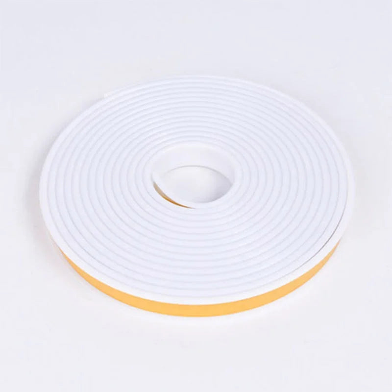 1M Self-Adhesive Edge Banding Strip Furniture Wood Board Cabinet Table Chair Protector Cover U-Shaped Silicone Rubber Seal Strip