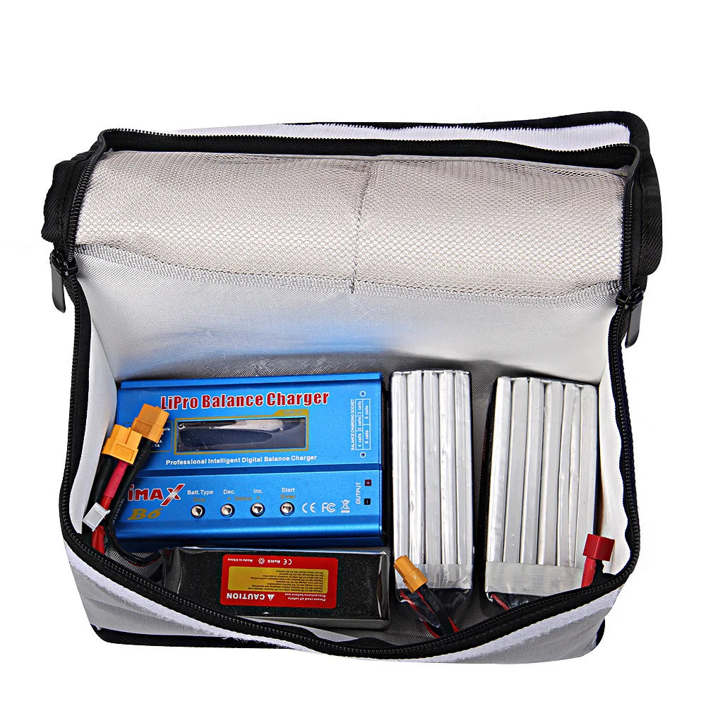 High temperature lithium battery explosion-proof bag, model aircraft battery fireproof explosion-proof bag, large tote bag