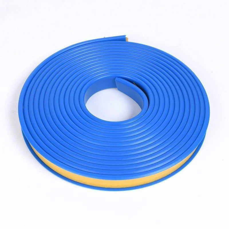 1M Self-Adhesive Edge Banding Strip Furniture Wood Board Cabinet Table Chair Protector Cover U-Shaped Silicone Rubber Seal Strip