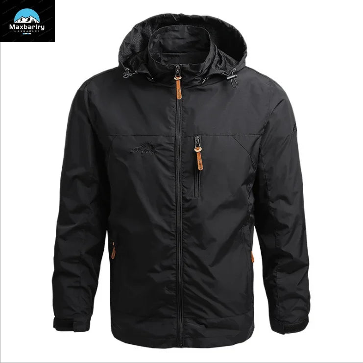 Gorpcore Jacket Men's Military Tactical Hunting Jacket Men's Autumn Casual Waterproof Windbreaker Men's Coat Pocket Work Clothes