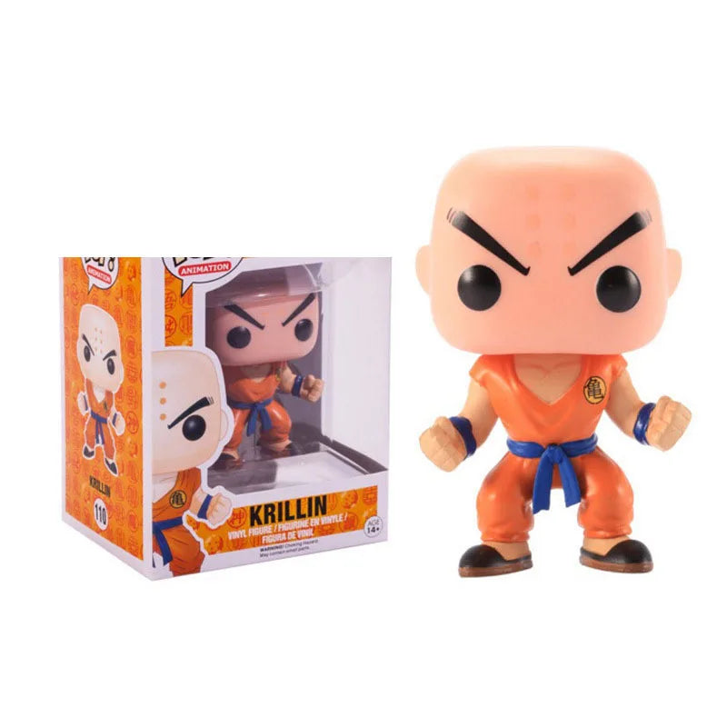 Funko Pop Dragon Ball Anime Figure Son Goku Vegeta Figurine Collection  Dbz Q Version Piccolo Buu Cell Pop Models Toys Xmas Gift