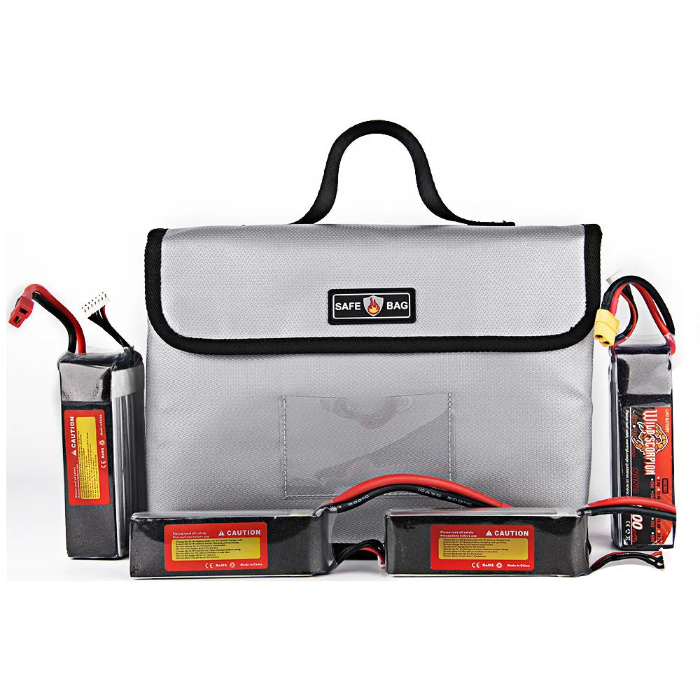 High temperature lithium battery explosion-proof bag, model aircraft battery fireproof explosion-proof bag, large tote bag